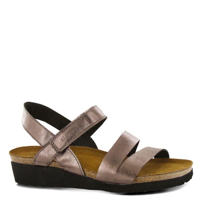 NAOT Kayla Women's Sandals â€“ 3-Strap Support with Backstrap, Cork-Latex Footbed, Arch Support â€“ Comfortable for All-Day Walking Radiant Copper Lthr 9-9.5 N-M US - Image 1